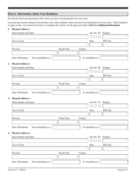 USCIS Form I-191 Application for Relief Under Former Section 212(C) of the Immigration and Nationality Act (Ina), Page 6