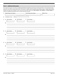 USCIS Form I-508 Request for Waiver of Certain Rights, Privileges, Exemptions and Immunities, Page 6