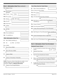 USCIS Form I-526 Immigrant Petition by Alien Investor, Page 4