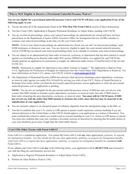 Instructions for USCIS Form I-601A Application for Provisional Unlawful Presence Waiver, Page 2