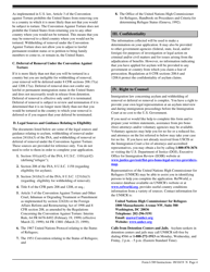 Instructions for USCIS Form I-589 Application for Asylum and for Withholding of Removal, Page 4