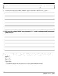 Form N-648 Medical Certification for Disability Exceptions, Page 4
