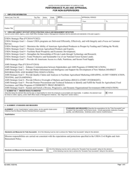 Form AD-435E Ams Performance Plan and Appraisal for Non-supervisors