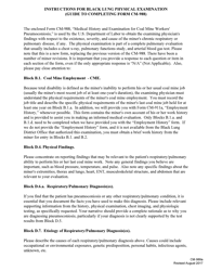 Form CM-988 Medical History and Examination for Coal Mine Workers&#039; Pneumoconiosis, Page 6