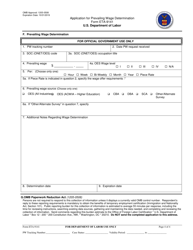 Form ETA-9141 Application for Prevailing Wage Determination, Page 4