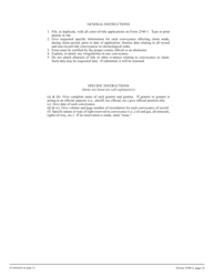 Form 2540-2 Conveyances Affecting Color or Claim of Title, Page 2