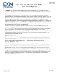 Form EIB95-09 Letter of Interest Application, Page 3