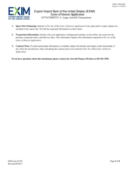 Form EIB95-09 Letter of Interest Application, Page 5
