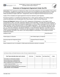 Form NIH2998 Extension of Assignment Agreement Under the Ipa