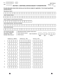 NRC Form 664 General Licensee Registration, Page 8