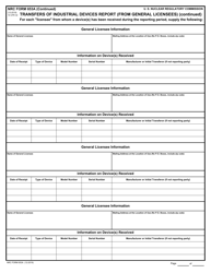 NRC Form 653 Transfers of Industrial Device Report, Page 5