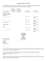 Form C (SEC Form 2930), Page 11