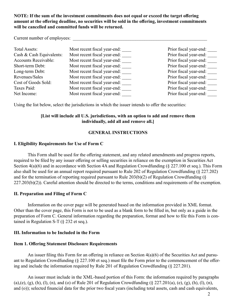 Form C (SEC Form 2930), Page 2