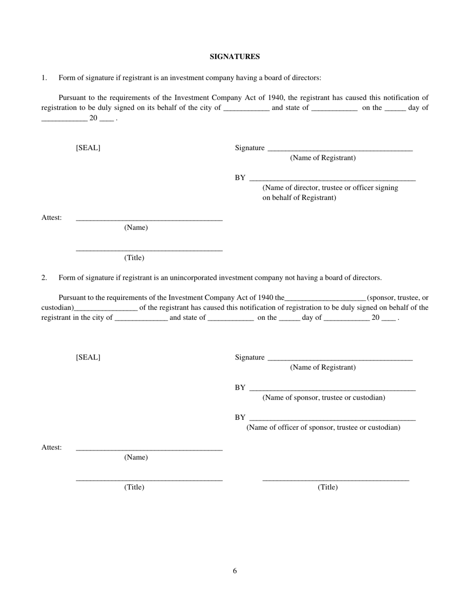 Form N-8A (SEC Form 1102) - Fill Out, Sign Online and Download ...