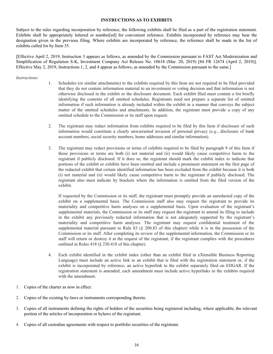 Form N-5 (SEC Form 0993) Registration Statement of Small Business Investment Company Under the Securities Act of 1933 and the Investment Company Act of 1940, Page 16