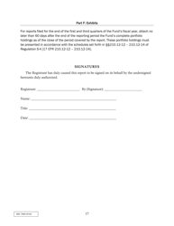 Form N-PORT (SEC Form 2940) Monthly Portfolio Investments Report, Page 17