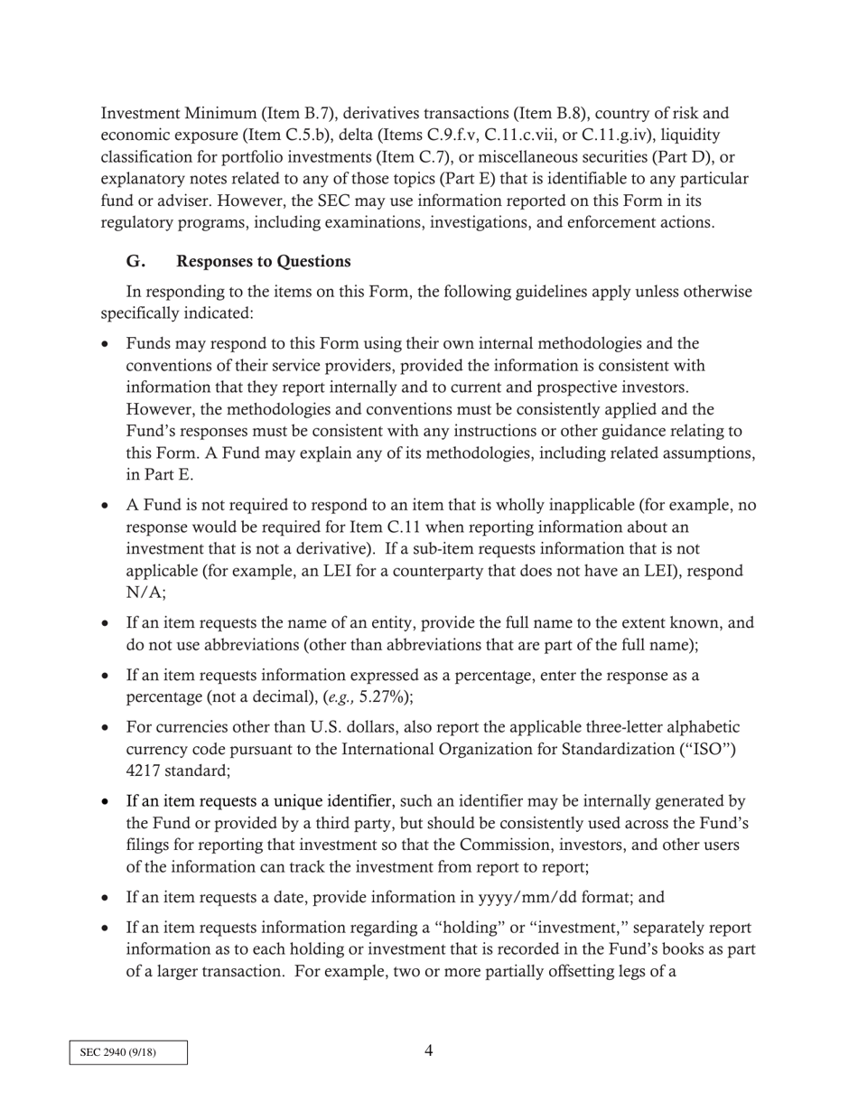 Form N-PORT (SEC Form 2940) Monthly Portfolio Investments Report, Page 4