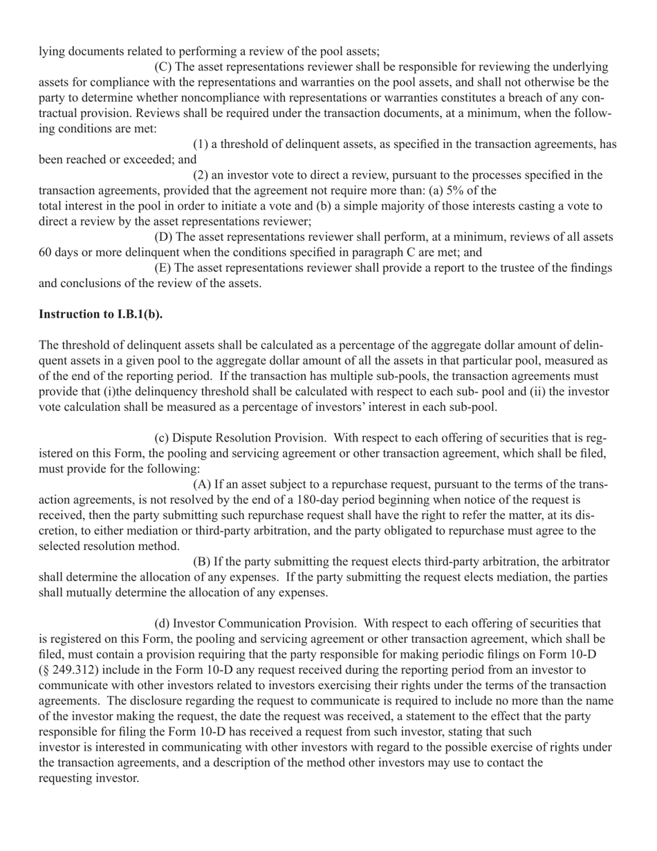 Form SF-3 (SEC Form 2909) Registration Statement Under the Securities Act of 1933, Page 4