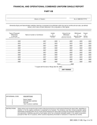 Form X-17A-5 (SEC Form 2430) Part IIB Focus Report, Page 14