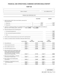 Form X-17A-5 (SEC Form 2430) Part IIB Focus Report, Page 17