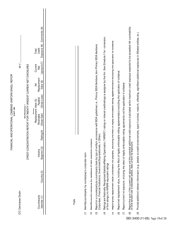 Form X-17A-5 (SEC Form 2430) Part IIB Focus Report, Page 19