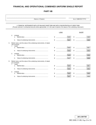Form X-17A-5 (SEC Form 2430) Part IIB Focus Report, Page 28