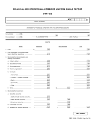 Form X-17A-5 (SEC Form 2430) Part IIB Focus Report, Page 3
