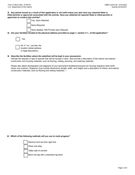 FWS Form 3-200-9 Federal FWS License/Permit Application Form: Waterfowl Sale and Disposal, Page 3