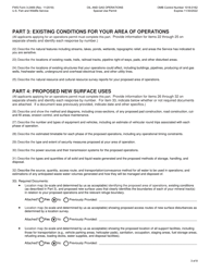 FWS Form 3-2469 Oil and Gas Operations Special Use Permit Application, Page 3