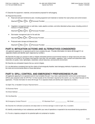 FWS Form 3-2469 Oil and Gas Operations Special Use Permit Application, Page 5