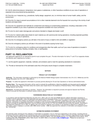 FWS Form 3-2469 Oil and Gas Operations Special Use Permit Application, Page 6