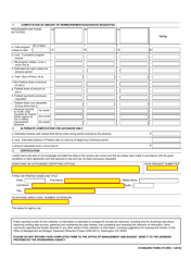 Form SF-270 Request for Advance or Reimbursement, Page 2