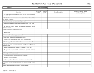 ADEM Form 37 &quot;Total Coliform Rule - Level 2 Assessment&quot; - Alabama, Page 3