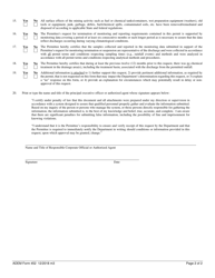 ADEM Form 452 Request for Release From Npdes Permit Monitoring and Reporting Requirements (Mining Operations) - Alabama, Page 2