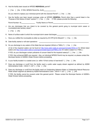 ADEM Form 522 Notice of Intent - Npdes General Permit Number Alg640000 - Alabama, Page 2