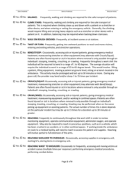 Essential Job Functions Analysis - Alabama, Page 2