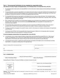 ADECA Form ENV-RROFC Request for Release of Funds and Certification - Alabama, Page 2