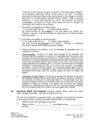 Form DR-300 Child Support Order - Alaska, Page 5