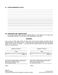 Form DR-100 Petition for Dissolution of Marriage (No Minor Children) - Alaska, Page 8