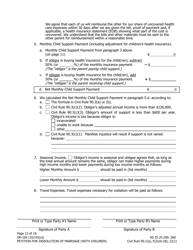 Form DR-105 Petition for Dissolution of Marriage (With Children) - Alaska, Page 13