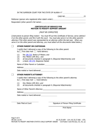 Form DR-361 Motion to Modify Another State&#039;s Child Support Order - Alaska, Page 9