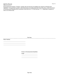 Form DDD-0403A Reference Request - Arizona, Page 2