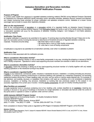 Asbestos Neshap Notification for Renovation and Demolition Activities - Arizona, Page 4