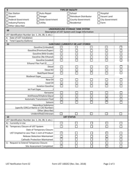 Form UST-1002EZ Notification for Underground Storage Tanks - Arizona, Page 2