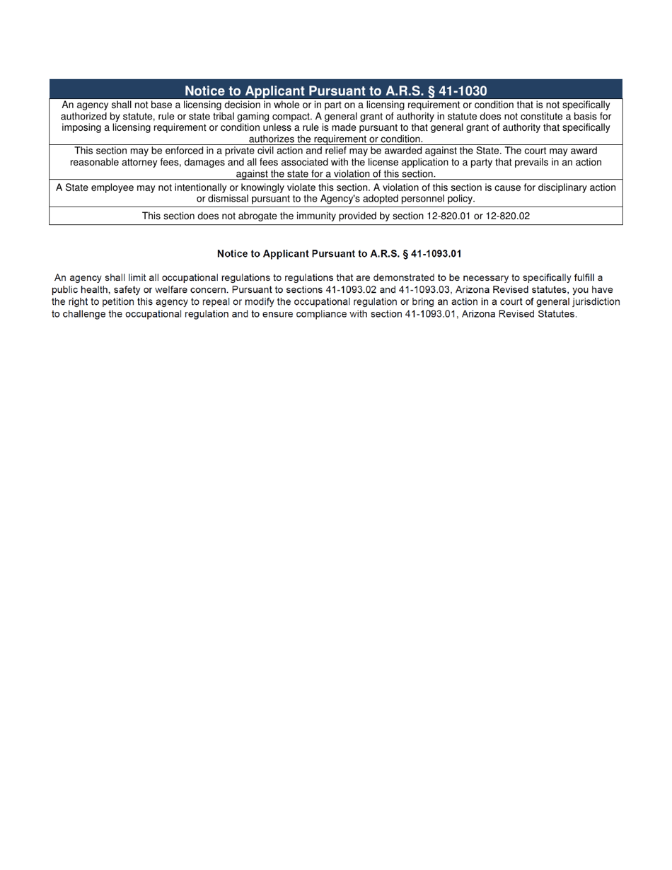 Form ED-107-IDW Instructor Training Course Approval Application - Arizona, Page 6