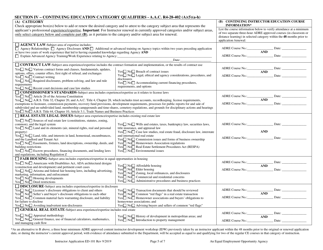 Form ED-101 Real Estate Instructor Approval/Renewal/Change Application - Arizona, Page 5