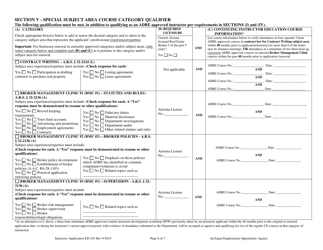 Form ED-101 Real Estate Instructor Approval/Renewal/Change Application - Arizona, Page 6