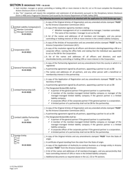 Form LI-212 Entity/Employing Broker License Application - Arizona, Page 2