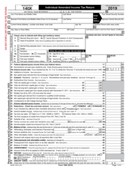 Arizona Form 140X (ADOR10573) Individual Amended Income Tax Return - Arizona, 2019