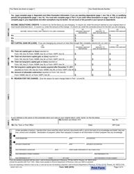 Arizona Form 140X (ADOR10573) Individual Amended Income Tax Return - Arizona, Page 2